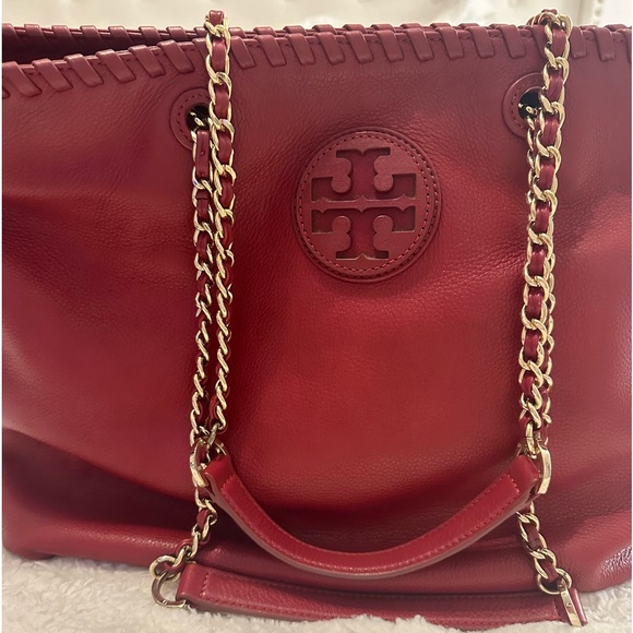 Tory Burch Red Tote Bag - Picture 2 of 11